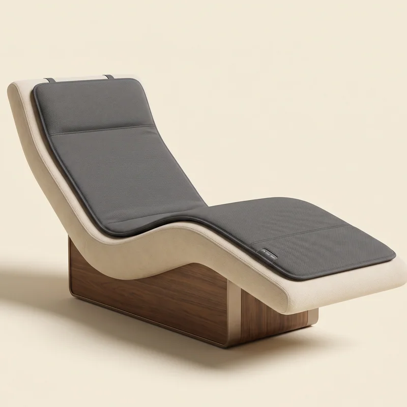 Planned premium lounger with a full-length PEMF pad